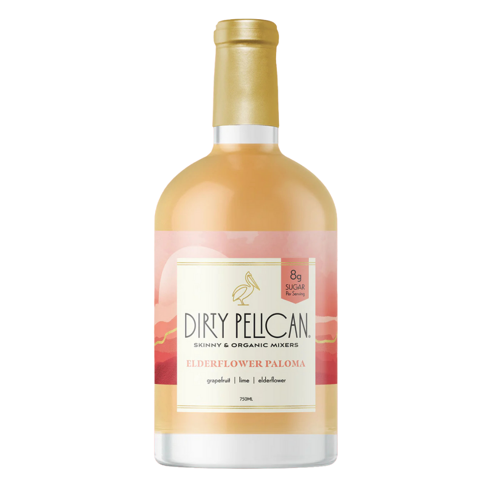 Wholesale Dirty Pelican Case Non-Alcoholic Elderflower Paloma Mix- Bulk