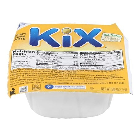 Wholesale General Mills Case Kix Cereal Single Serve Bowl- Bulk