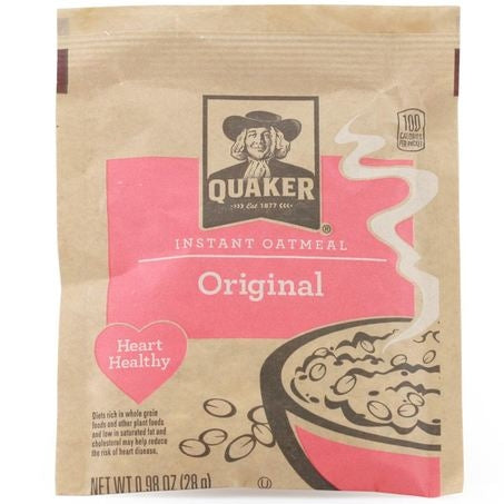 Wholesale Quaker Case Original Instant Oatmeal Single Serve- Bulk