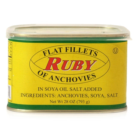 Wholesale Ruby Case Anchovies In Soybean Oil- Bulk