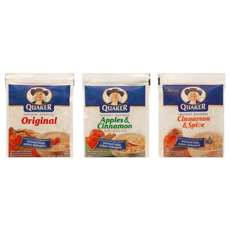 Wholesale Quaker Case Instant Oatmeal Variety Pack- Bulk