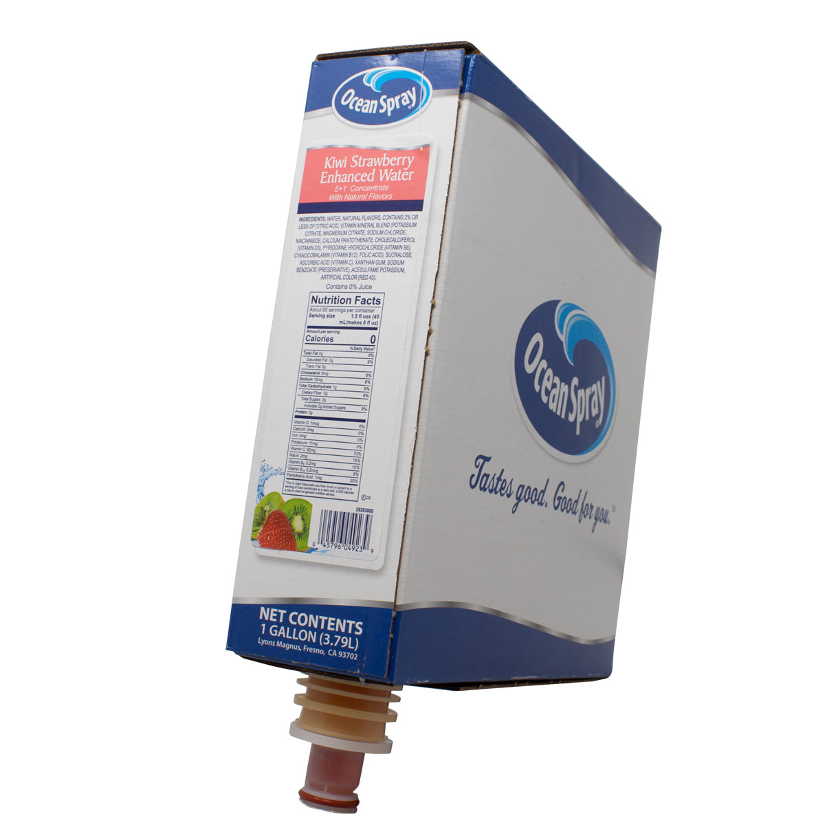 Wholesale Ocean Spray Case Enhanced Strawbery Kiwi Water- Bulk