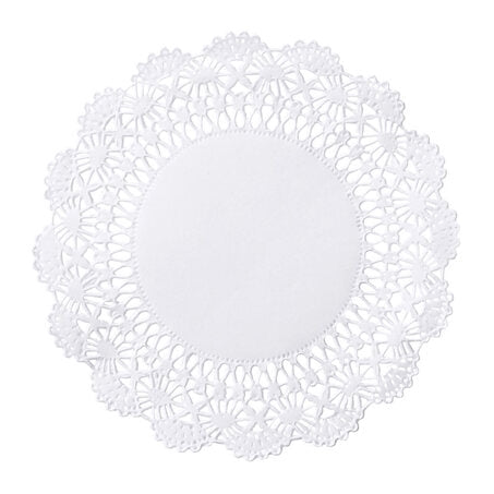 Wholesale Hoffmaster Case 4In White Lace Doilies- Bulk