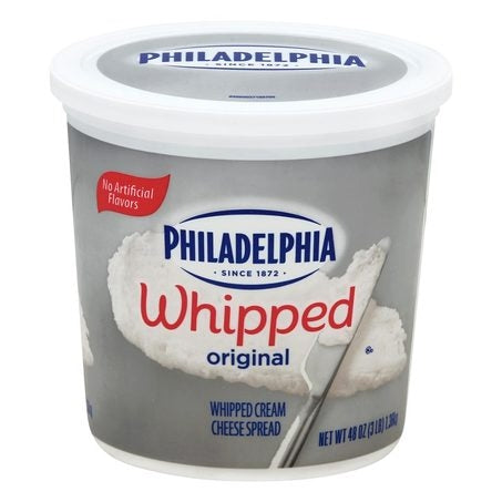 Wholesale Philadelphia * Whipped Cream Cheese | 3 lb- Bulk