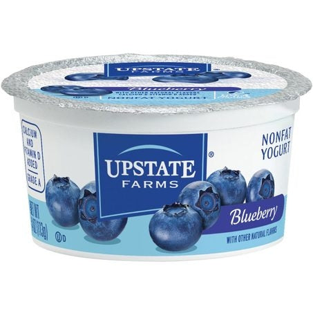 Wholesale Upstate Farms Each Nonfat Blueberry Yogurt- Bulk