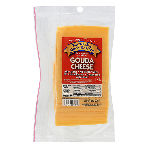 Wholesale Naturally Good Kosher Sliced Gouda- Bulk