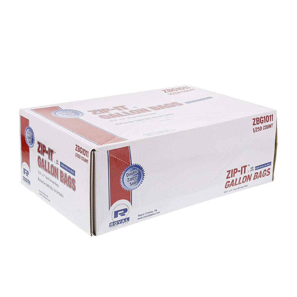 Wholesale Zip-It Gallon Zipper Plastic Bag | 250 ct- Bulk