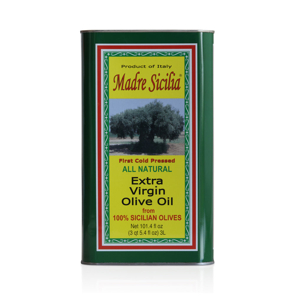 Wholesale Madre Sicilia Extra Virgin Olive Oil Tin | 3 lt- Bulk