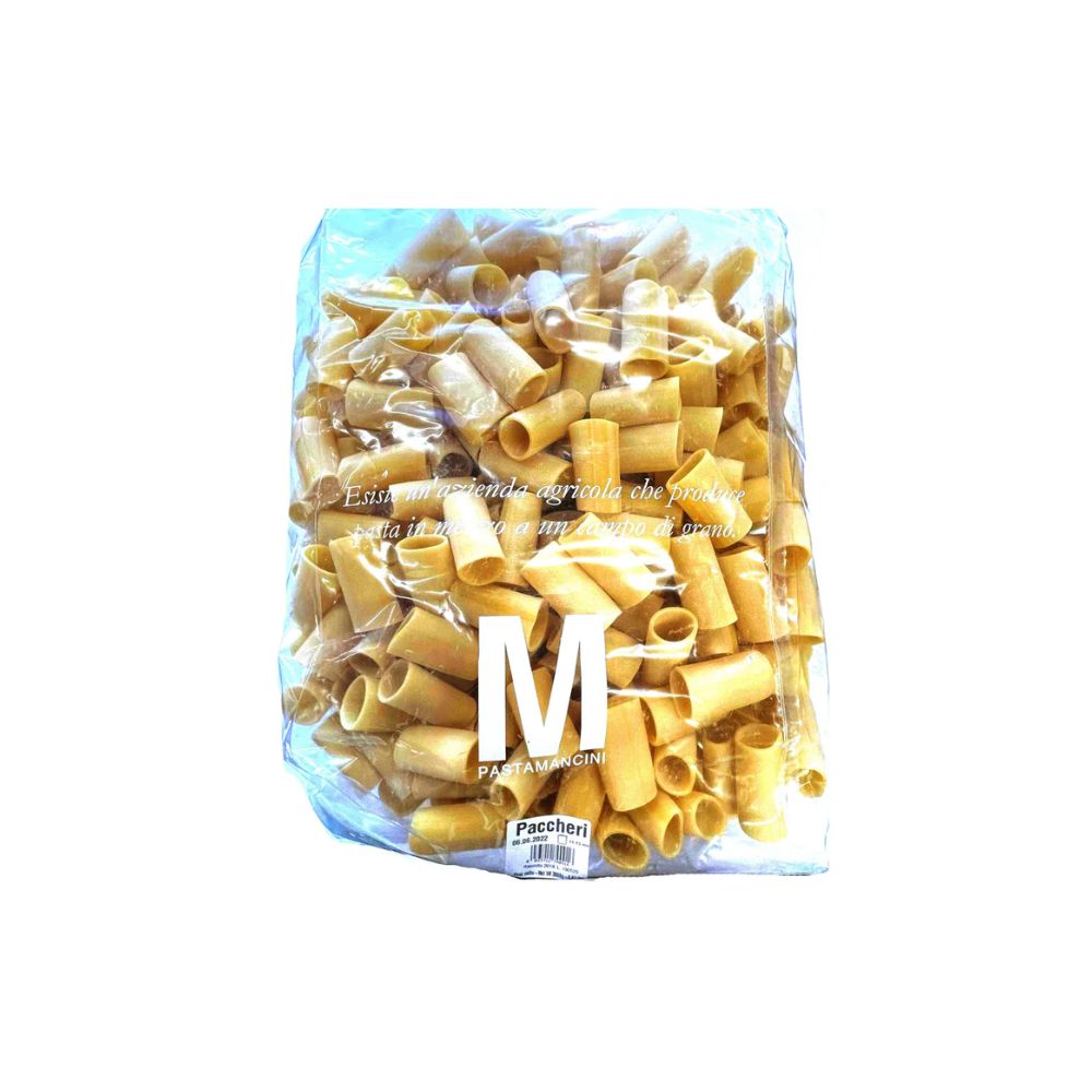 Wholesale Mancini Case Paccheri Lisci Pasta Bulk- Bulk
