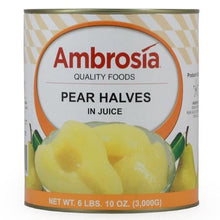 Wholesale Ambrosia Case Pear Halves In Natural Juice- Bulk