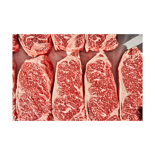 Wholesale Westholme Wagyu Striploin 0x1 BMS 6-7 13lb- Bulk
