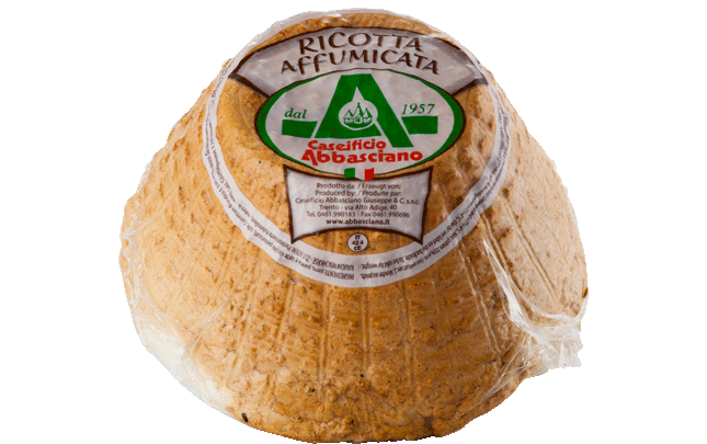 Wholesale Guffanti Ricotta Asciugata Al Fumo - Authentic Italian Smoked Ricotta Cheese, 1/2 kg and 2 kg Options- Bulk