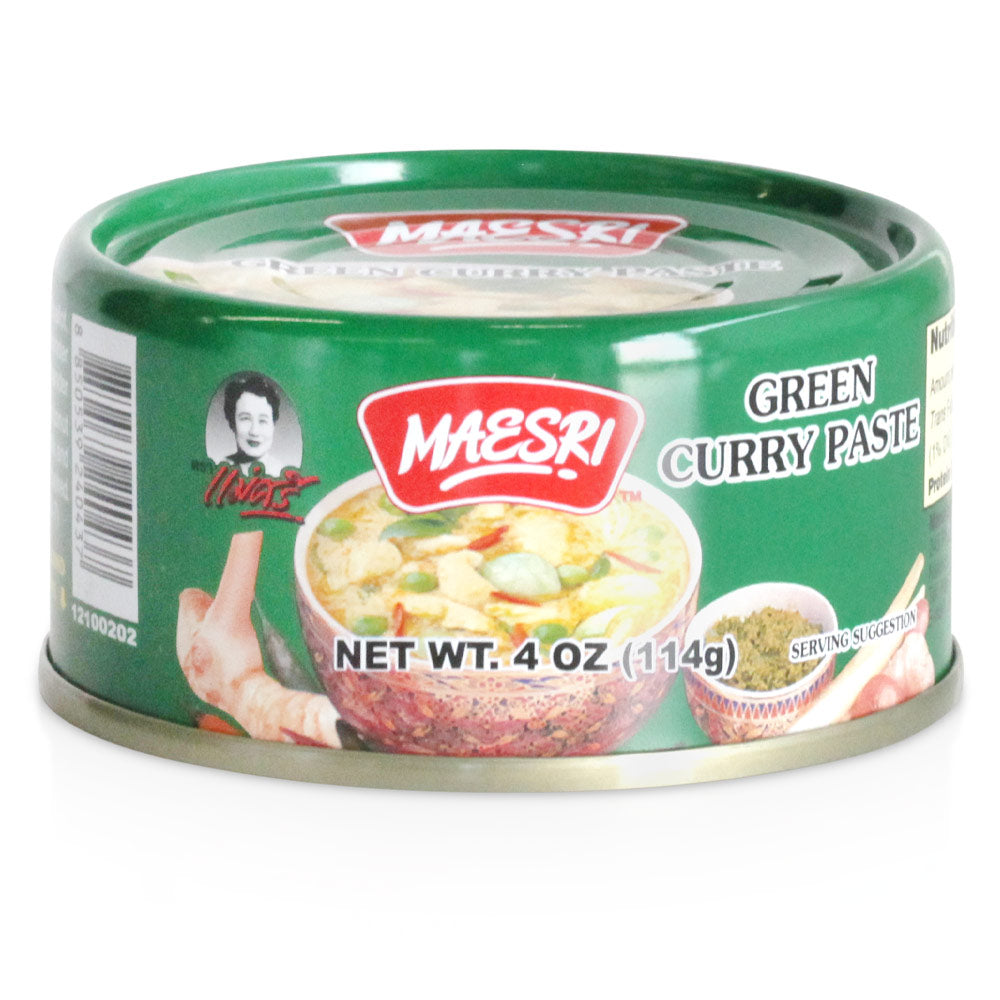 Wholesale Maesri Each Thailand Green Curry Paste- Bulk