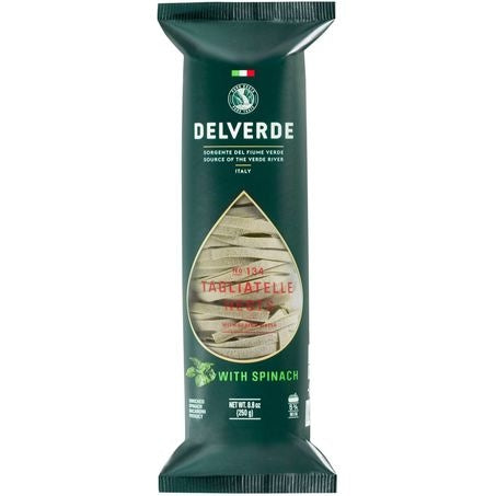 Wholesale Delverde Case Spinach Tagliatelle Nests- Bulk