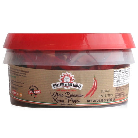 Wholesale Delizie Di Case Extra Long Calabrian Peppers- Bulk