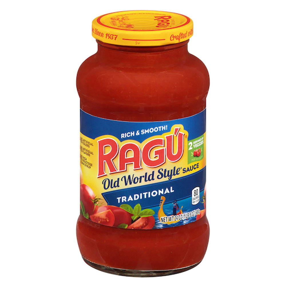 Wholesale Ragu Case Plain Traditional Pasta Sauce- Bulk