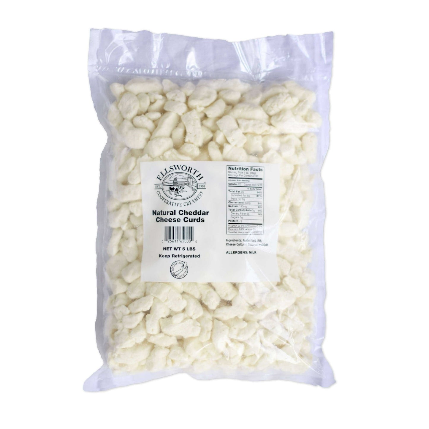 Wholesale Natural White Curd - bulk Cheese 5 lb- Bulk
