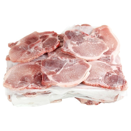 Wholesale Mosner Case Frozen Bone-In Pork Chop- Bulk