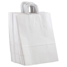 Wholesale BoxNCase Case White Paper Shopping Bag 10X5X13- Bulk
