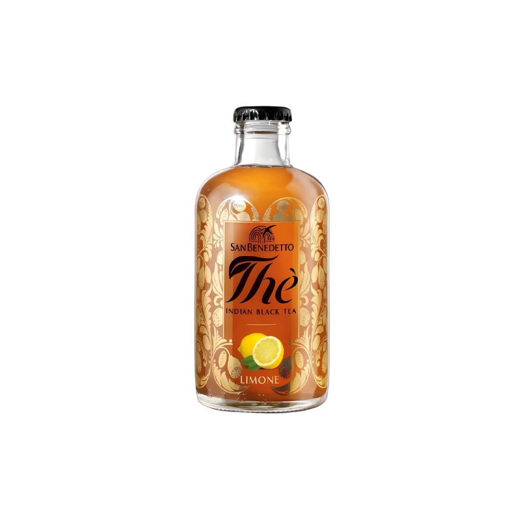 Wholesale San Benedetto Case Black Indian Tea Lemon Flavor- Bulk