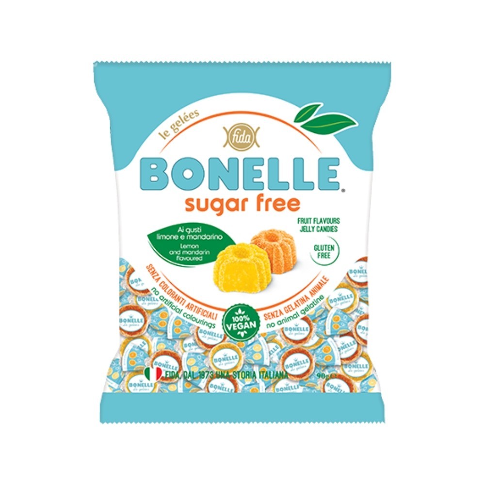 Wholesale Fida Sugar Free Mandarin & Lemon Soft Candy | 3.17 oz- Bulk