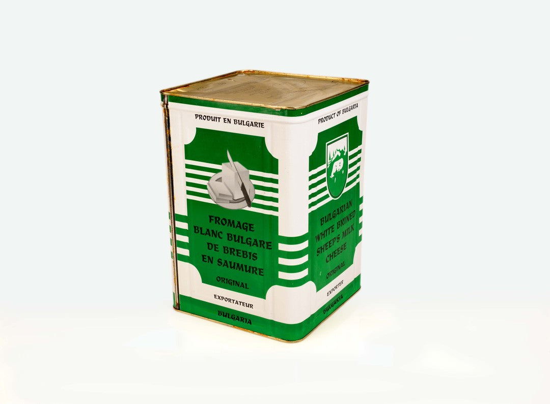 Wholesale Bulgarian Feta Tin 1/5Gal- Bulk
