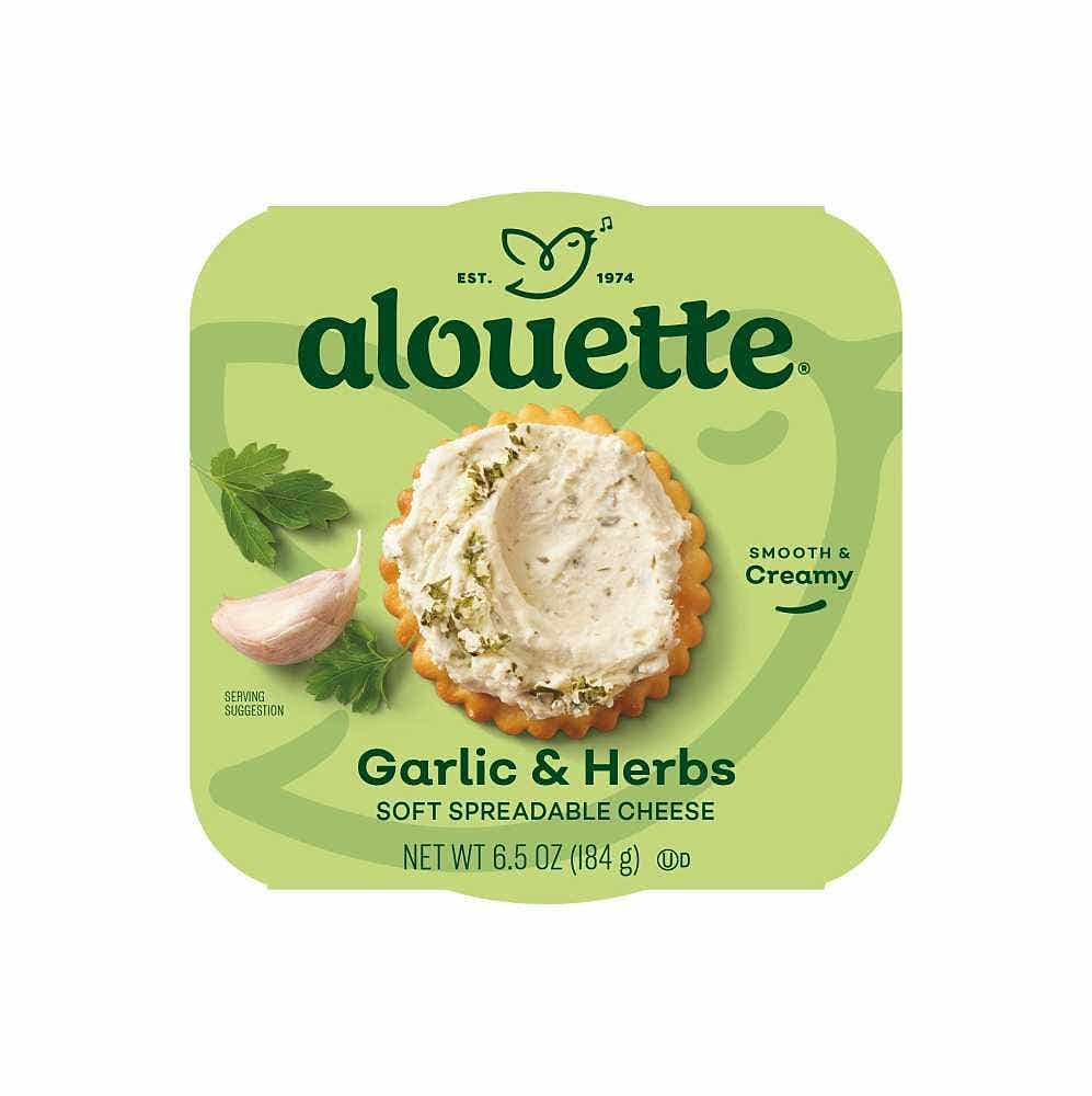 Wholesale Alouette Garlic Herb Spread 6.5 Oz- Bulk