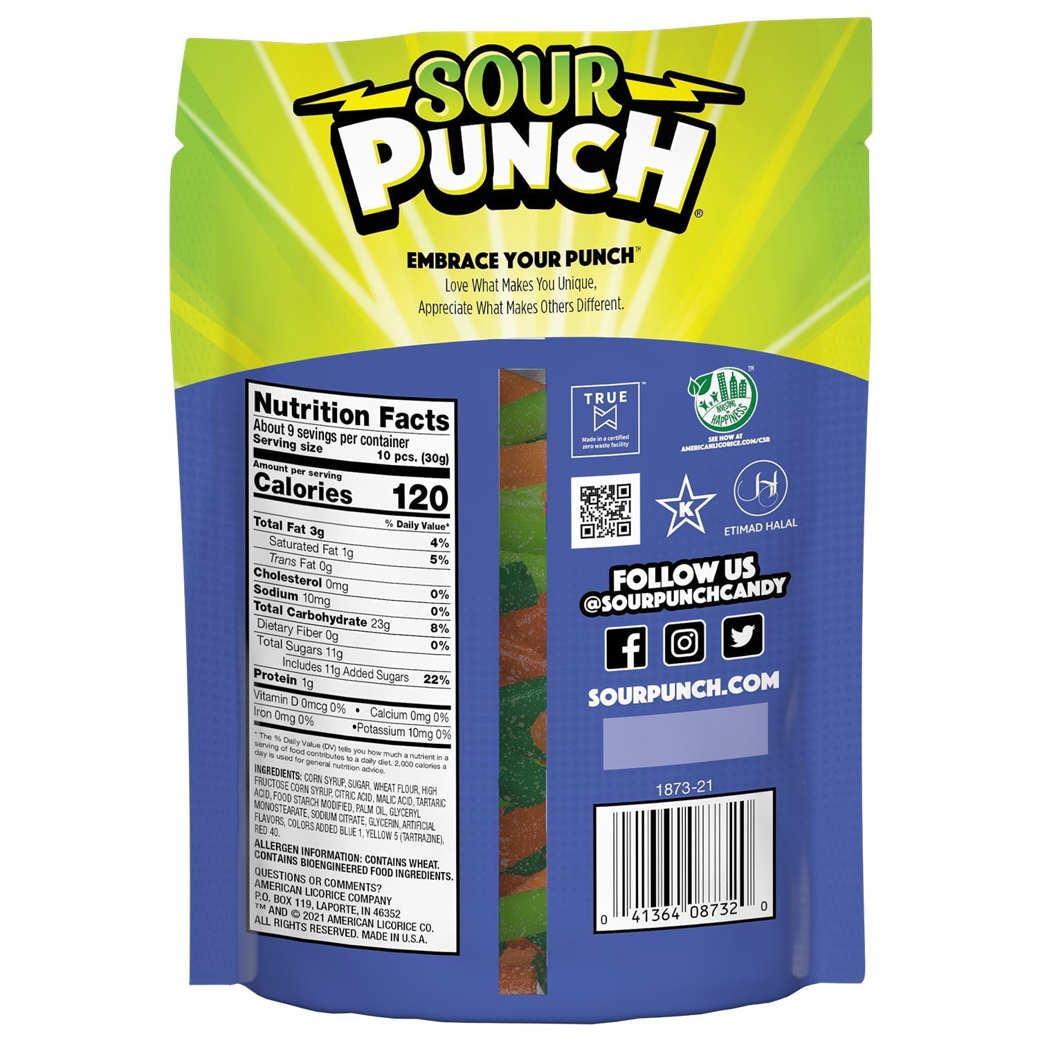 Wholesale Sour Punch Bites® Assorted Flavors 9 oz- Bulk
