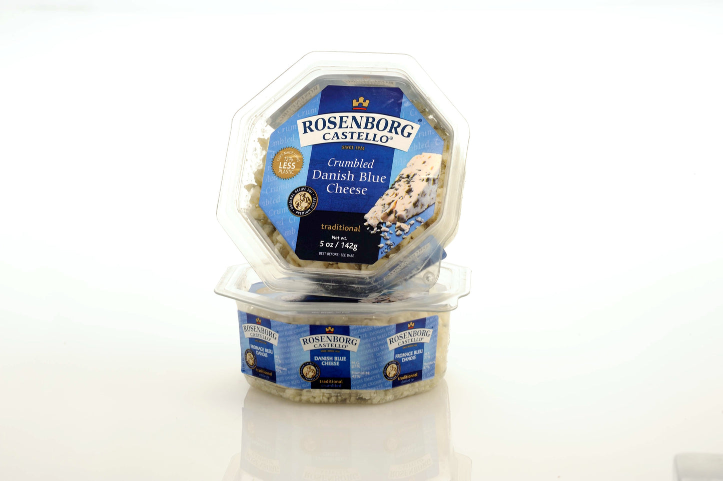 Wholesale Danish Blue Crumbled Cups- Bulk