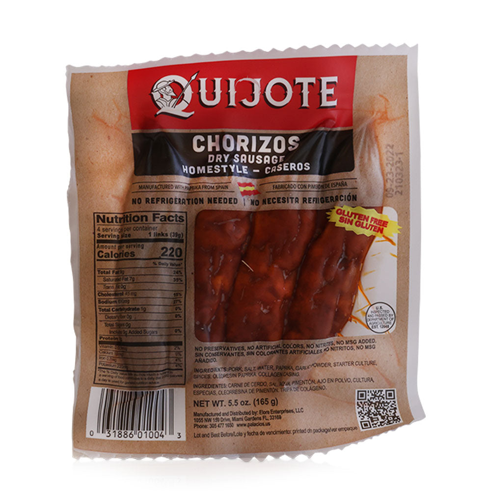 Wholesale Quijote Case Chorizo Casero Quijote- Bulk