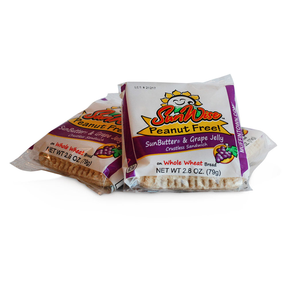 Wholesale Sunwise Case Sunbutter & Grape Jelly Sandwich- Bulk