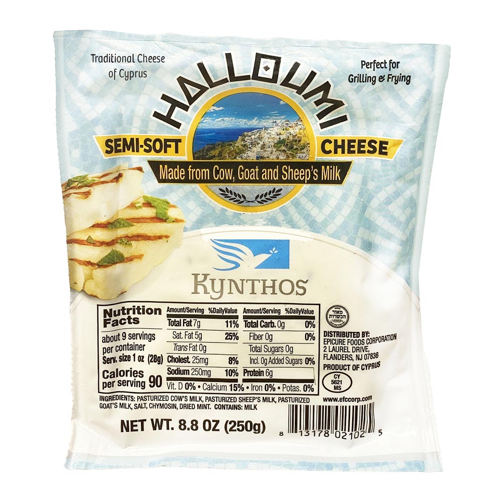 Wholesale Kynthos Halloumi Cheese | 8.8 oz- Bulk
