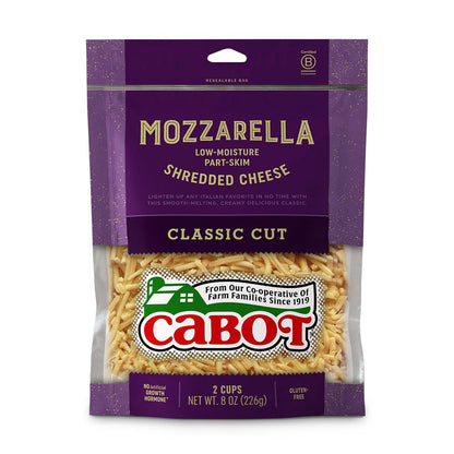 Wholesale Cabot Shredded Mozzarella- Bulk