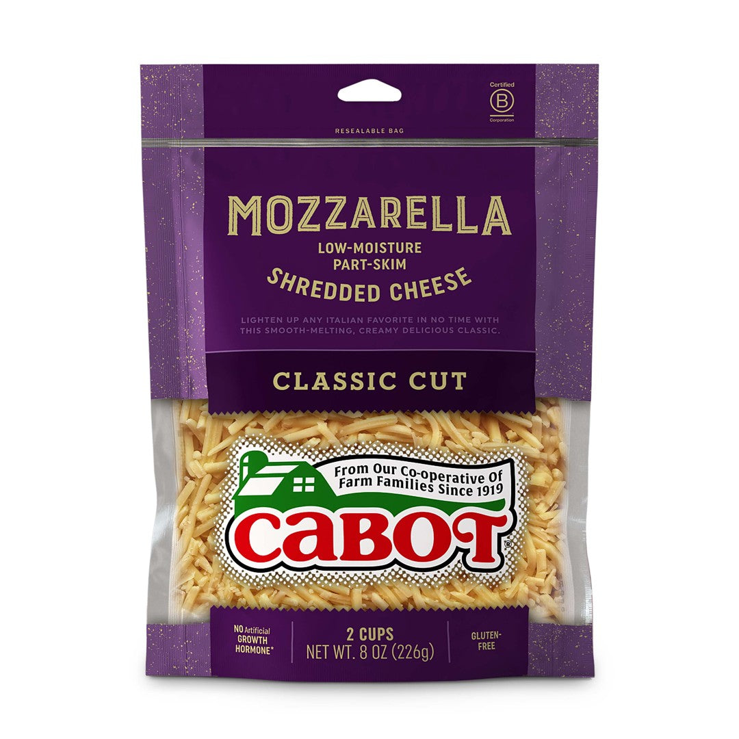 Wholesale Cabot Shredded Mozzarella- Bulk