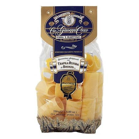 Wholesale Giuseppe Cocco Special Cut Paccheri Pasta | 250 gr- Bulk