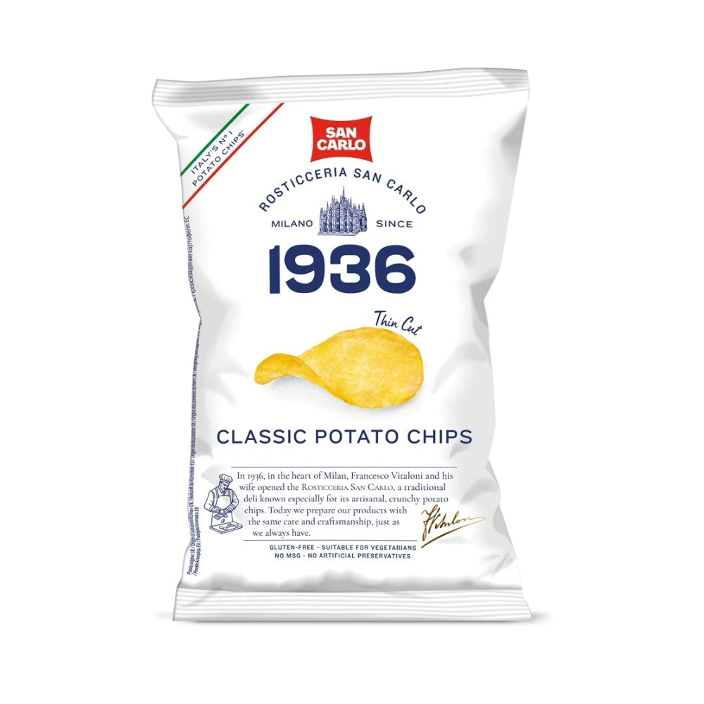 Wholesale San Carlo Case Classic Potato Chips 150Gr- Bulk