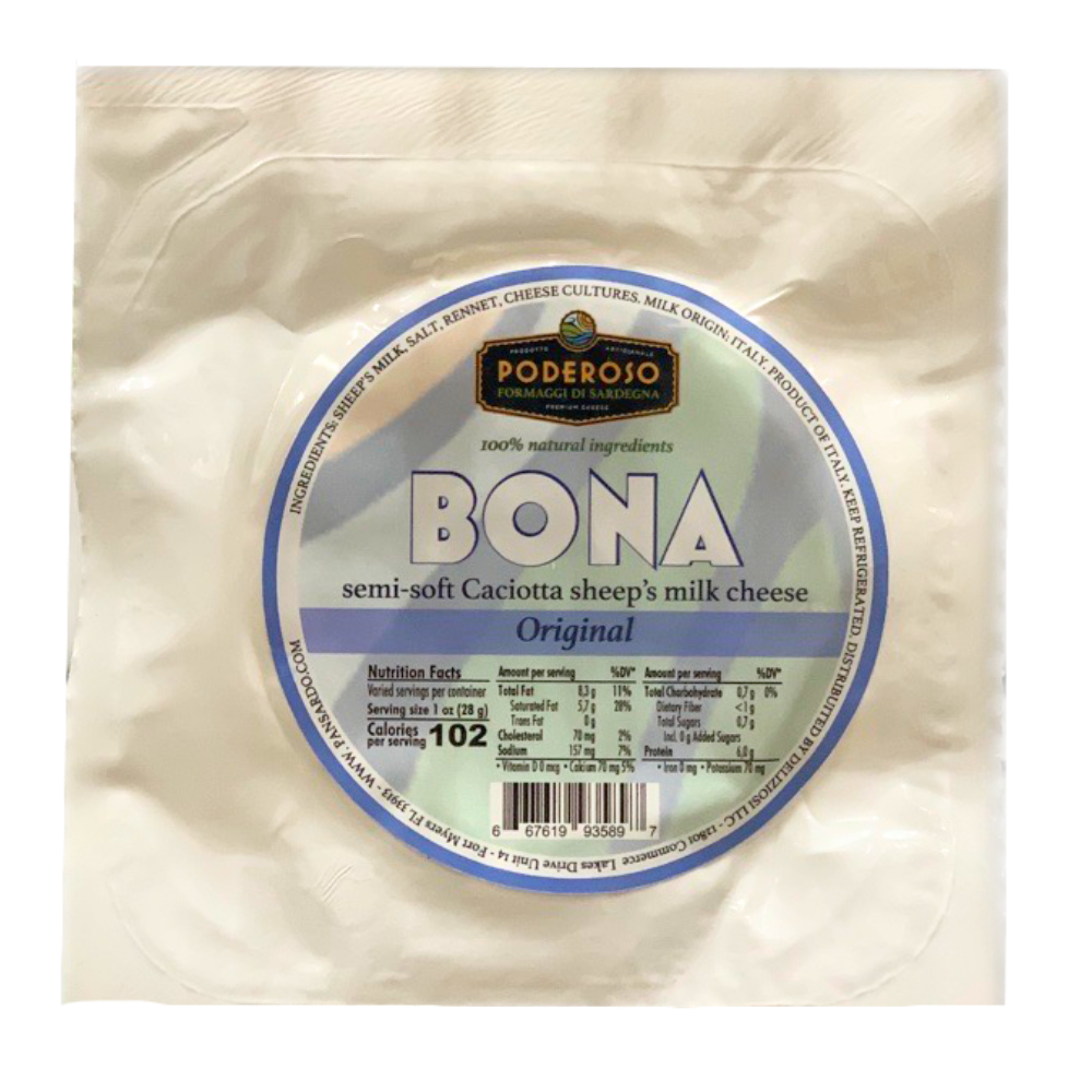Wholesale Poderoso Bona Original Semi-Soft Caciotta | 7 oz- Bulk