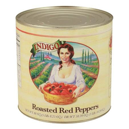 Wholesale Indigo Case Roasted Red Peppers- Bulk