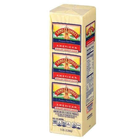 Wholesale Land O Lakes Each White Loaf Deli Style American Cheese- Bulk