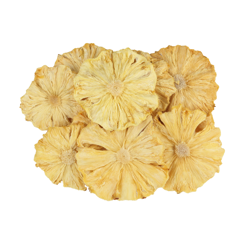 Wholesale Garniche Case Dried Pineapple Slices- Bulk