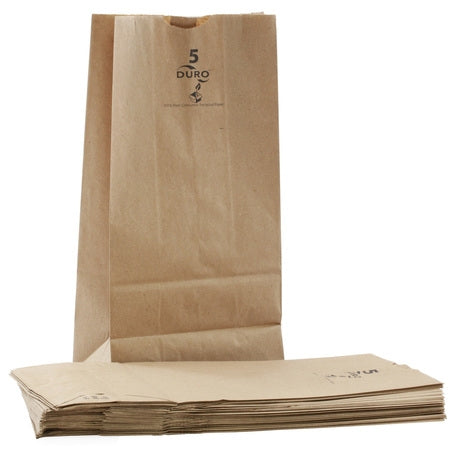 Wholesale Duro Case Brown Paper Bags #5- Bulk
