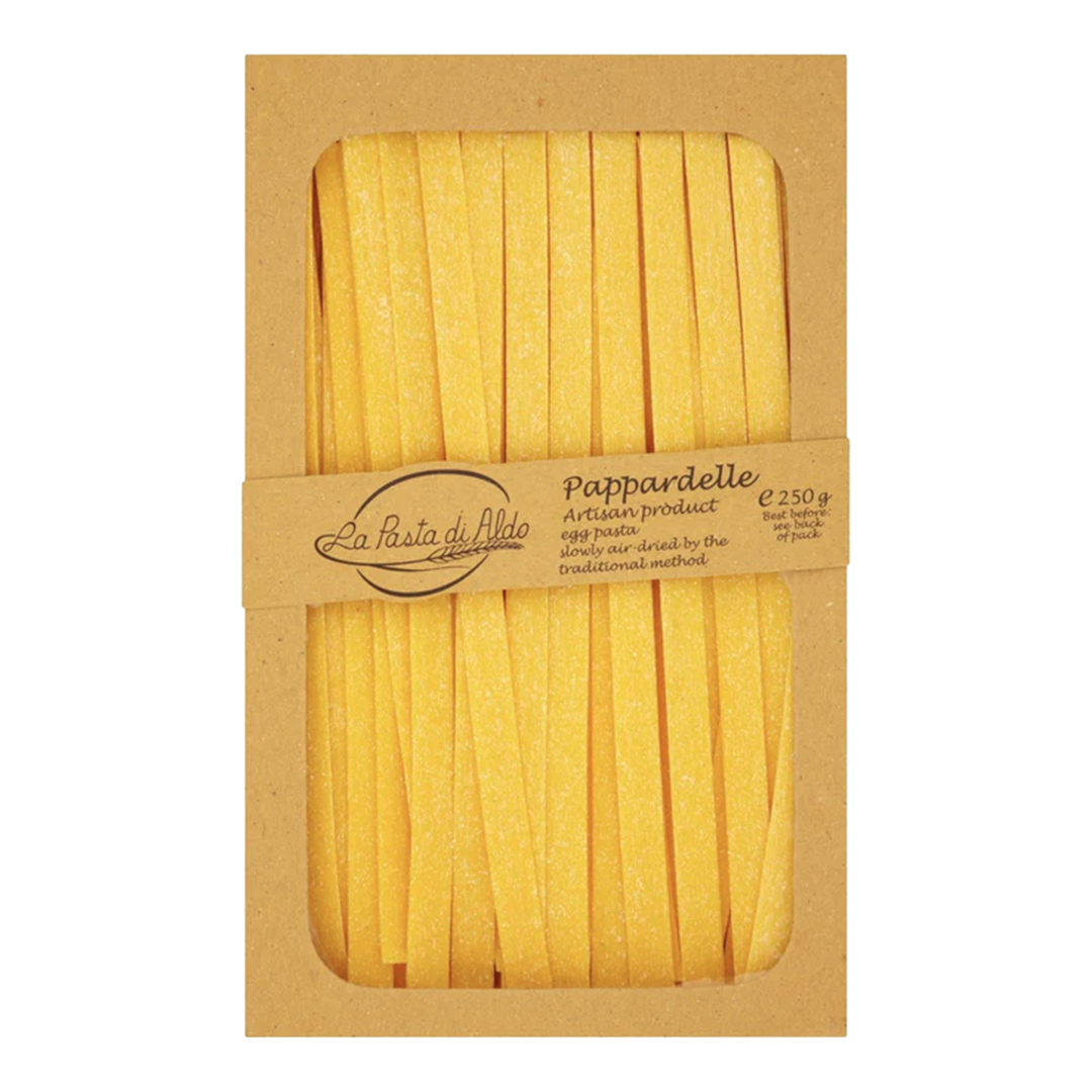 Wholesale La Pasta Aldo Case Pappardelle Dried Egg Pasta- Bulk