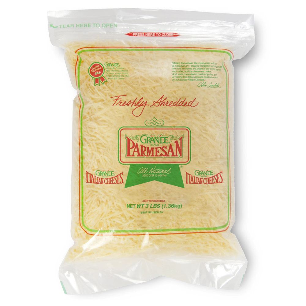 Wholesale Grande Each Shredded Parmesan Cheese- Bulk