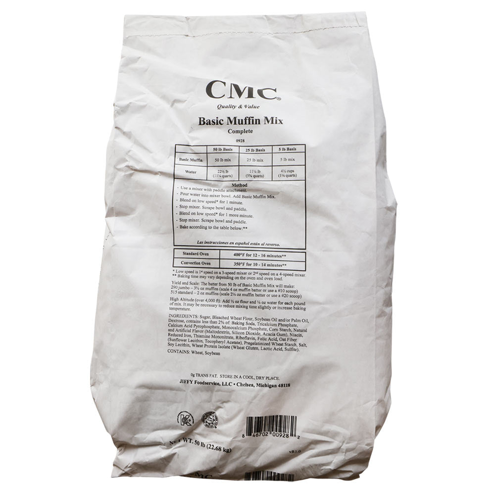 Wholesale Cmc Case 50Lb Basic Muffin Mix- Bulk