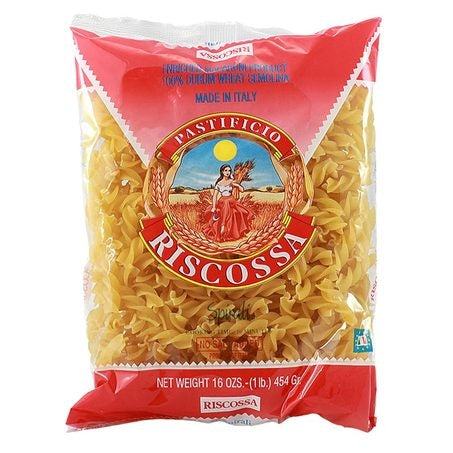Wholesale Riscossa Spirale Pasta #50 | 1 lb- Bulk