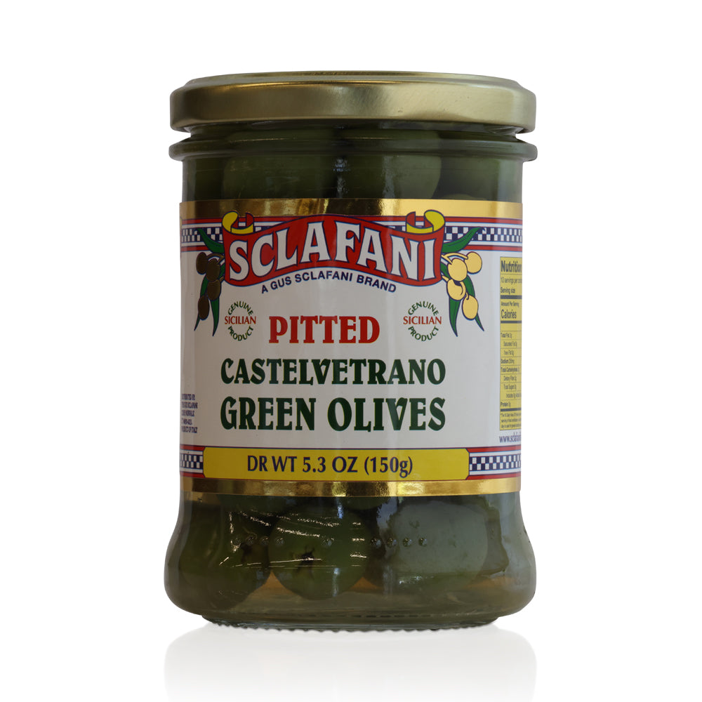 Wholesale Sclafani Case Pitted Castelvetrano Olives- Bulk