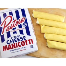 Wholesale Pastosa Case Cheese Manicotti Pasta- Bulk