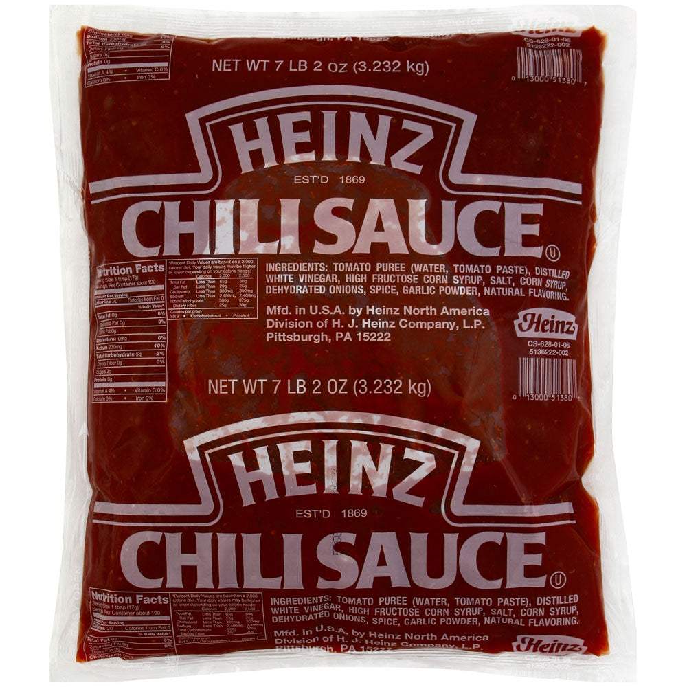 Wholesale Heinz Chili Sauce In Pouches | #10 pouch- Bulk