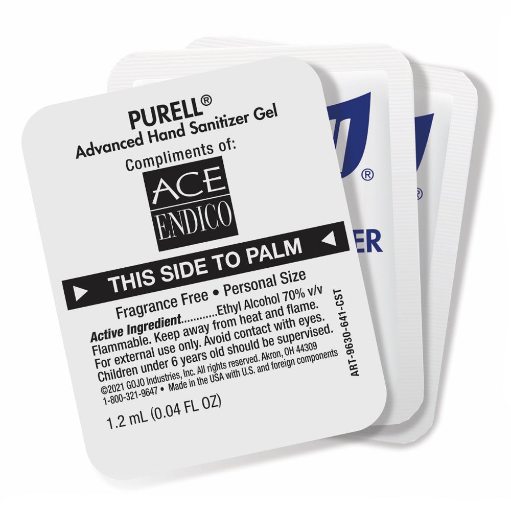 Wholesale Purell/Ace Case Hand Sanitizer Single Use Pack- Bulk