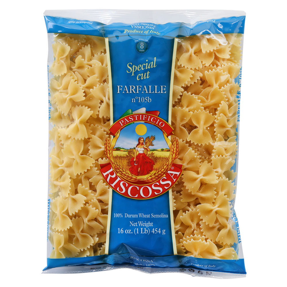 Wholesale Riscossa Farfalle Pasta #105B | 1 lb- Bulk